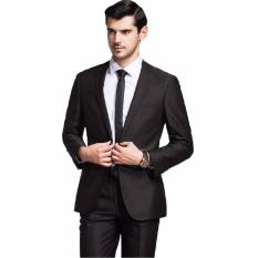 Produsen Jas - Setelan Jas Pria Formal Hitam Polos - Slimfit