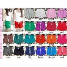 PROMO BAJU - 3302 H0TPANT 10168 CELANA PPENDEK WANITA DEWASA WARNA COKLAT MARUN MURAH GROSIR KEKINIAN BAHAN SPANDEK COTTON