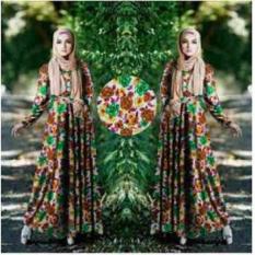 PROMO BAJU - 3896 MAXI LIETA KUNING BAJU MUSLIM WANITA DEWASA MAXI GAMIS MAXI LENGAN PAJANG WARNA KUNING MURAH GROSIR KEKINIAN BAHAN SPANDEK