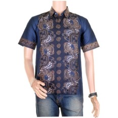 Promo Baju Batik Pria Sabrina Kekinian Lengan Pendek Kemeja Batik Pria Jogja Kekinian