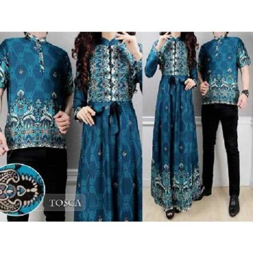 PROMO BAJU - SUPPLIER GROSIR 2943 2941 2513 PAKAIAN COUPLE PASANGAN MUSLIM BATIK MODERN SARIMBIT KELUARGA - KEMEJA KOKO PRIA LENGAN PENDEK - MAXI MAXY DRESS WANITA LENGAN PANJANG WARNA UNGU HITAM TOSCA MURAH GROSIR KEKINIAN BAHAN KATUN RAYON