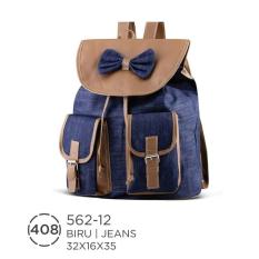 Promo Best Seller Tas Bagpack Casual Wanita 562-12 Murah