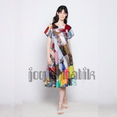 PROMO BLUS BATIK MODERN PERCA DRESS / BLUS HIJAB / KEMEJA / BAJU BATIK SOLO/ TERLARIS