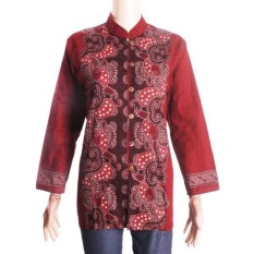 PROMO BLUS BATIK MODERN SABRINA DRESS / BLUS HIJAB / KEMEJA / BAJU BATIK SOLO/ TERLARIS