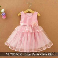 Promo - Dress Anak Termurah - Gaun Pesta Anak Perempuan - VL76DPCK - ciela fit 3-5 tahun