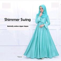 PROMO FREE ONGKIR GAMIS PESTA KONDANGAN ELEGAN SHIMMER