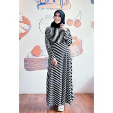 PROMO: GAMIS NIBRAS SYARI BUSUI WOLFIS TERLARIS MOTIF SALUR NB 128