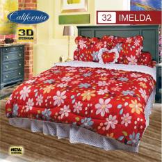 PROMO !!! Harga Grosir Sprei Set (King 180X200) Motif Imelda Premium Lembut Murah