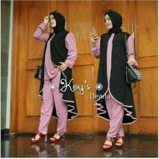 Promo Hijab Set 3In1 Koy DEANA Black Termurah