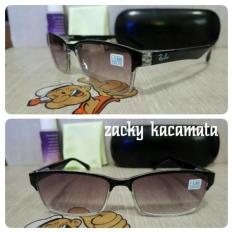 Promo Kacamata Minus Lensa Warna Hitam Gradasi Gagang Pake Per - 6Ead75
