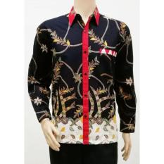 PROMO kemeja batik pria lengan panjang MOTIF 2182 BATIK SOLO TERBARU