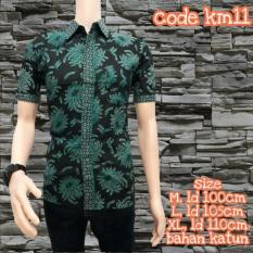 PROMO kemeja batik pria lengan pendek MOTIF KEKINIAN 1 BATIK SOLO/PEKALONGAN TERLARIS