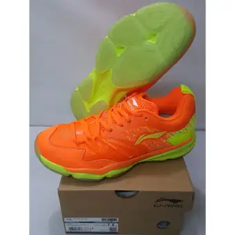 Promo Sepatu Badminton Lining Ranger Aytm Orange Blue Black Lazada Indonesia