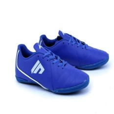 PROMO Sepatu Futsal Warna Biru - Sepatu Futsal Bahan Kulit Harga Murah Gs
