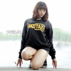 puffy id FAKE TAXI sweater wanita fleece SWEATER UNISEX