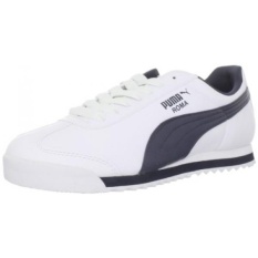 PUMA Mens Roma Basic Fashion Sneaker, Putih/New Navy-9.5 D KAMI-Internasional