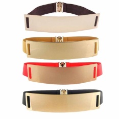 Punk Metal Mirror Face Waist Belts For Sexy Women Fashion Apparel Accessories - intl