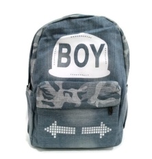 Pusat Ransel Tas Punggung Wanita Kanvas Woman Korea Import Backpack RS-529 - Light Blue