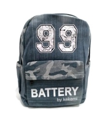 Pusat Ransel Tas Punggung Wanita Kanvas Woman Korea Import Backpack RS-533 - Light Blue