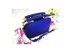Pusat Tas Batam Import Doctor Jelly Matte Premium Tali Studed Biru