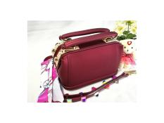 Pusat Tas Batam Import Doctor Jelly Matte Premium Tali Studed Red