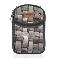 Pusat Tas Etnik / Fashion Wanita / Tas Wanita / Dompet Wanita / Dompet Selempang / Tas Selempang / Tas Selempang Wanita / Dompet Wanita Murah / Dompet HP / Dompet Kartu / Dompet Kartu Wanita / Dompet Mini / Dompet Unik / Makara Cubic Style Amabil Abu abu