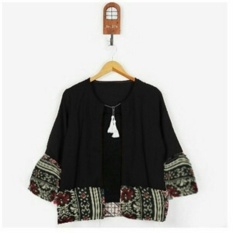 PusatFashion Emma Cardi Batik - Hitam