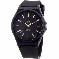 Q&Q Watch - Jam Tangan Pria - Hitam - Tali Karet - VQ66J003Y