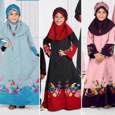 Qonitah Project GM 444 Size -0 Original Keke Busana Long Dress For Little Girl Balotely Sarimbit 01 Fashion Muslim Branded