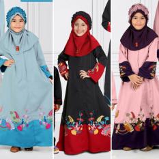 Qonitah Project GM 444 Size 09 Original Keke Busana Gamis Anak Balotely Sarimbit 04 Busana Muslim Baju Muslim Branded