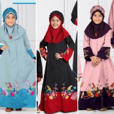 Qonitah Project GM 444 Size 1 Original Keke Busana Gamis Anak Balotely Sarimbit 01 Busana Muslim Baju Muslim Branded