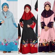 Qonitah Project GM 444 Size 2 Original Keke Busana Long Dress For Little Girl Balotely Sarimbit 01 Fashion Muslim Branded
