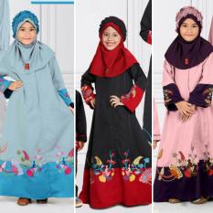 Qonitah Project GM 444 Size 4 Original Keke Busana Long Dress For Little Girl Balotely Sarimbit 01 Fashion Muslim Branded