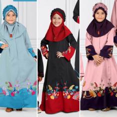 Qonitah Project GM 444 Size 08 Original Keke Busana Gamis Anak Balotely Sarimbit 04 Busana Muslim Baju Muslim Branded