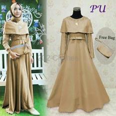 Queen Maxi Gamis Kebaya Pesta Karena Baloteli Ori Baju Pesta Gamis Brukat Gold