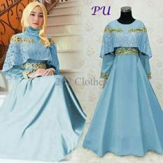 Queen New ORI Gamis Kebaya Pesta Oscer Baloteli Ori Baju Pesta Gamis Brukat Gliter