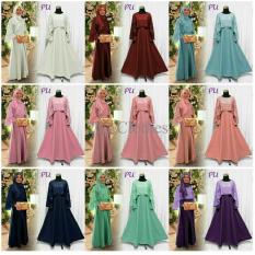 Queen New ORI Maxi Dress Brukat Gaun Pesta Modern- Kebaya Brukat Olivia Maron