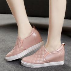 QUEEN: Wedges Slip On OP008 - Merah Muda
