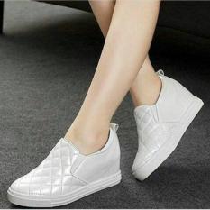 QUEEN: Wedges Slip On OP008 - White