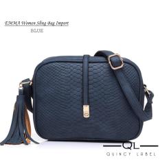 Quincy Label EMMA Women Sling Bag - Navy