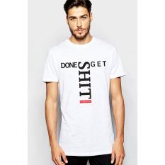 Quincy Label Kaos Print A-261 GYMAHOLIC 4- White