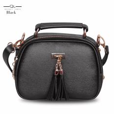 Quincy Label - Tas selempang tassel mini - Black