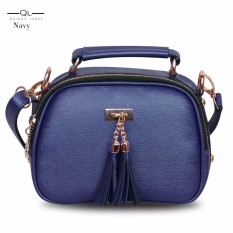 Quincy Label - Tas selempang tassel mini - Navy