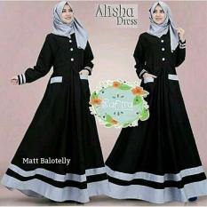 Alisha Dress Gamis Syari Simple Elegant