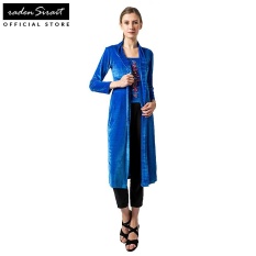 Raden Sirait Kebaya Jawa Midi Velvet XXL ELECTRIC BLUE