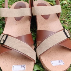 Rafisha-Sandal Karet Trendy-[TAN]