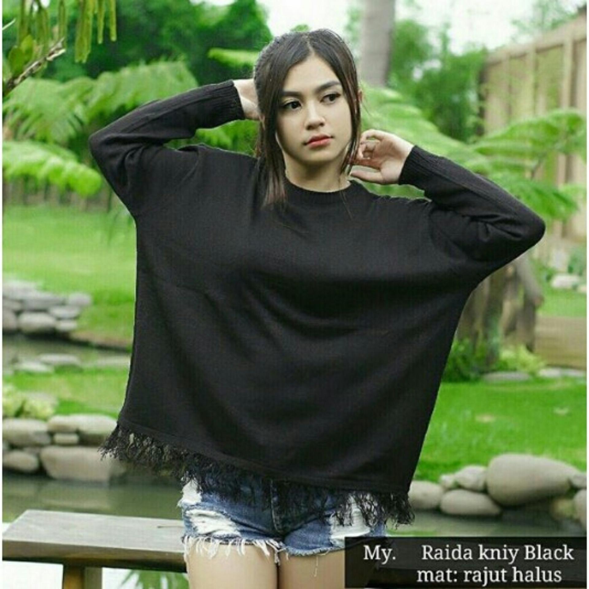 Raida Blouse Sweater Wanita Rajut PROMO MURAH Best Seller Fashion