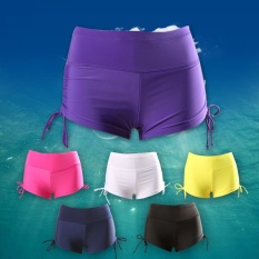 Rainbow Situs Pantai Musim Panas Wanita Surfing Shorts Moisture Transport Cepat Kering Renang Shorty Shorts-Putih Wanita Ukuran XXXL- INTL