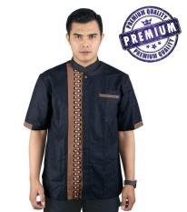 Raindoz Batik Muslim Pria Hitam - RNK 003