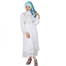Raindoz Gamis Victoria -Putih